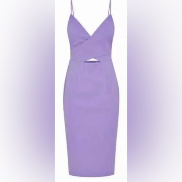 Sheike Women’s SERENDIPITY Lavender Lilac Purple Mini Sleeveless Dress Size 8 - Picture 1 of 9